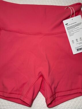 LSKD Fusion X-Short Tight with Pockets - Pink Lemonade